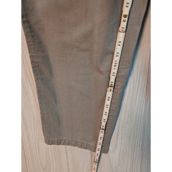 Columbia Regular Fit Men’s Khaki Flat Front Pants Size 40x29 Cotton READ - Picture 10 of 11